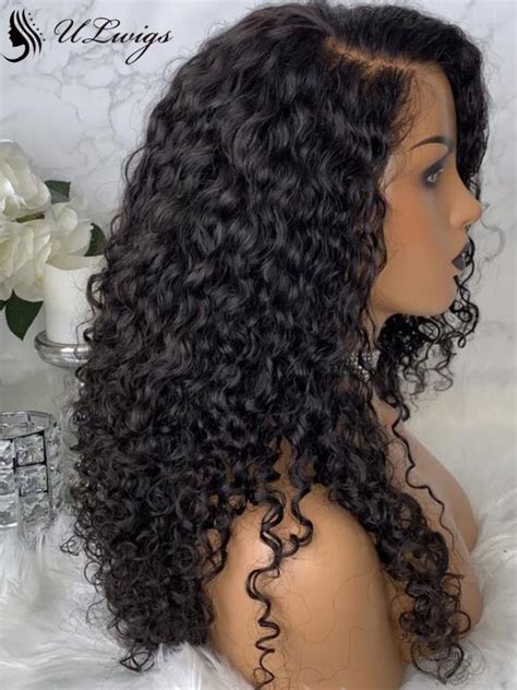 Home › 200% Density Thick Curly 13*4 Lace Front Wig With Single Knots [ULWIGS06]