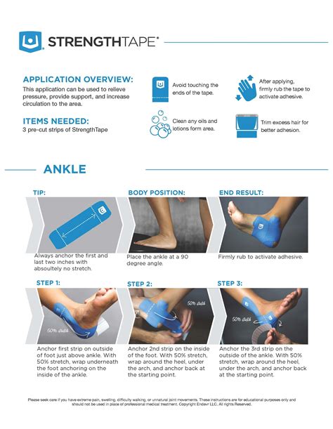 Peroneal Tendonitis Taping