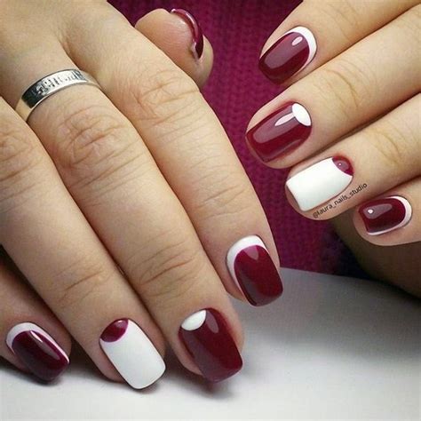 35 Maroon Nails Designs - nenuno creative