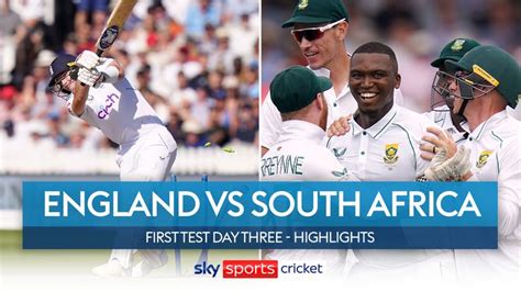 England vs South Africa | Day three highlights | Video | Watch TV Show ...