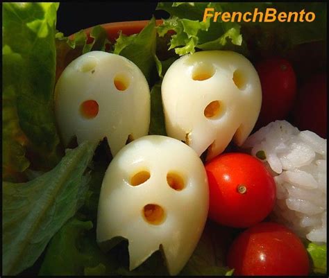 Halloween casper eggs - Recette Ptitchef | Oppskrift