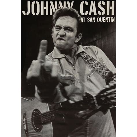 Johnny Cash San Quentin Domestic Poster 208437 | Rockabilia Merch Store