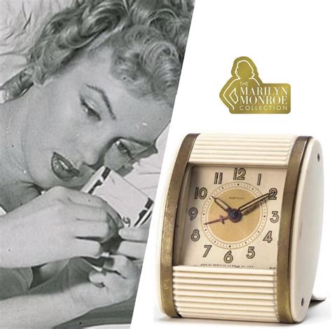 Marilyn Monroe westclox radium clock. : r/clocks