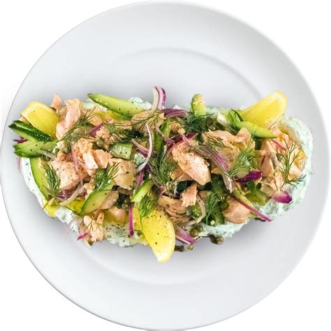 Poached Salmon Salad - Innit