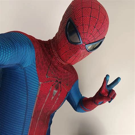 Spiderman Suit Amazing 1 Cosplay Suit Upgraded Wearable Movie - Etsy Australia