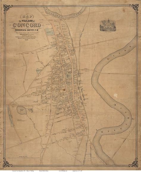 Old maps of Concord, NH