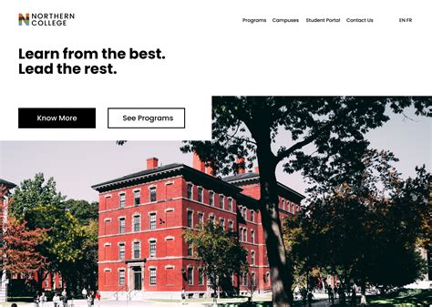 College Webpage design by jashandeep on Dribbble