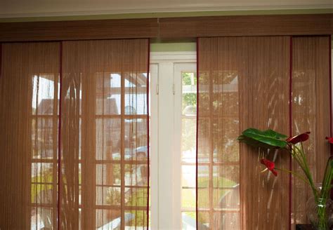 Bamboo Blinds Sliding Patio Door | Sliding Doors