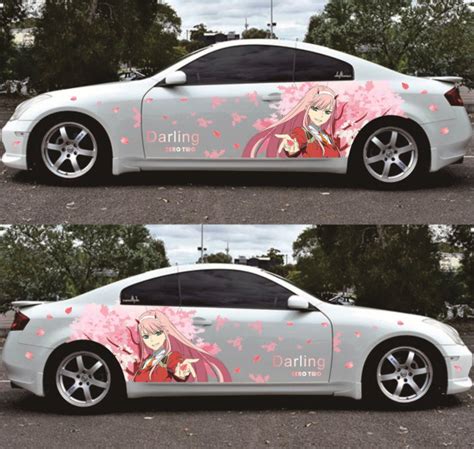 Anime ITASHA ZERO TWO Car Wrap | aftcra