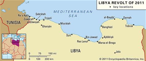 Libya Revolt of 2011 | History, War, Timeline, & Map | Britannica