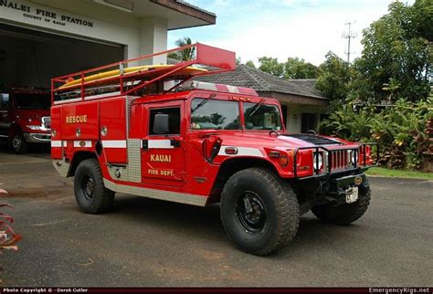 Fire Engine Rescue Truck, Hanalei Fire Station, Kauaì Fire Dept. Hawaii. Source: www.Kauai.gov ...