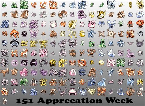 Original 151 appreciation week! (Pokemon, of course!) ~ A Bit of Geek