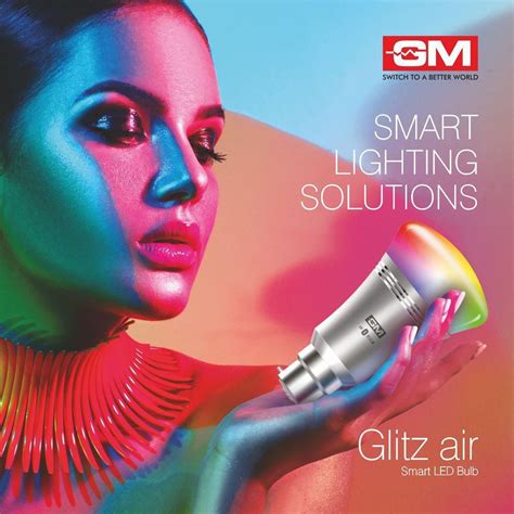 Buy GM Glitz Air 10 Watts LED Smart Bulb (Color Changing App Controlled Bluetooth, GBZ-10-RGBWW ...