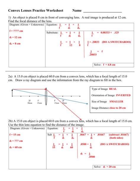 Thin Lens Equation Calculator - Tessshebaylo