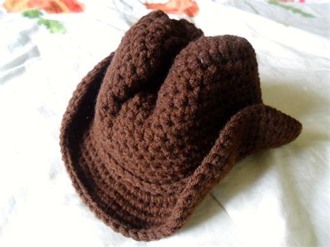 Baby Cowboy Hat Baby Cowboy Hat Photo Prop Brown Baby Cowboy Hat Toddler Cowboy Hat Newborn ...