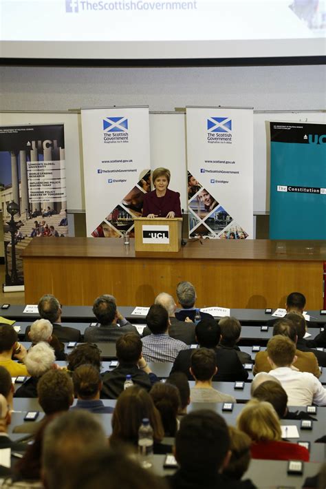 First Minister - speech at UCL | Scottish Government | Flickr