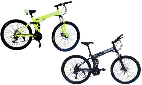 Land Rover 26" Folding Mountain Bike | Groupon