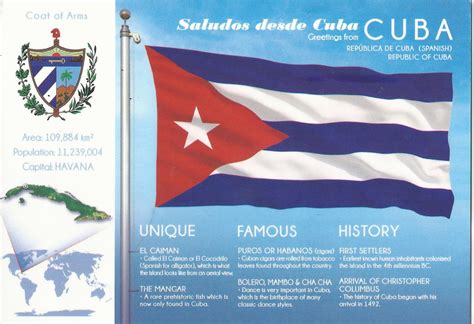 A Journey of Postcards: Flags of the World | Cuba