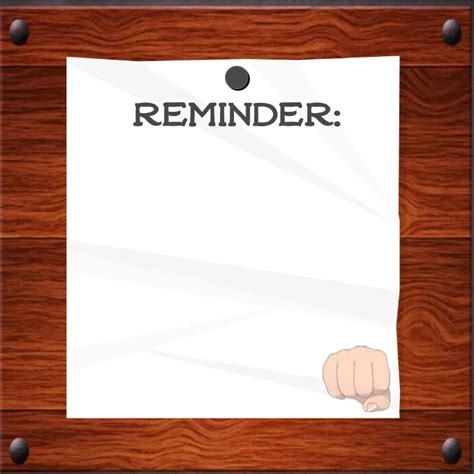 Reminder Template | PosterMyWall