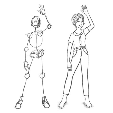 How To Draw A Standing Person - Signalsteel19