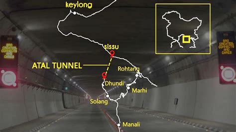 Atal Tunnel Officially Recognised As ‘Longest Highway Tunnel Above 10,000 Feet’ By World Book Of ...