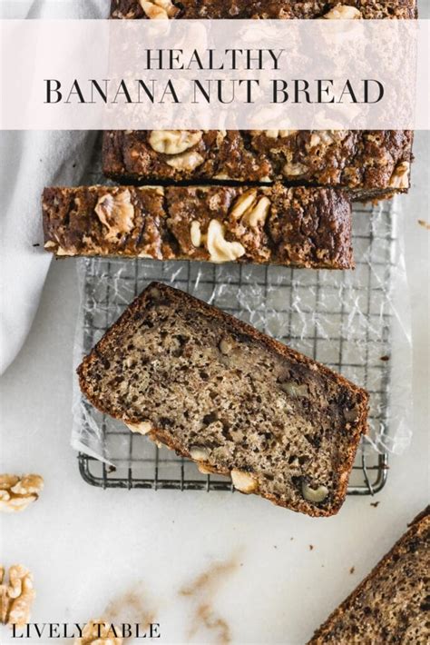 Healthy Banana Nut Bread