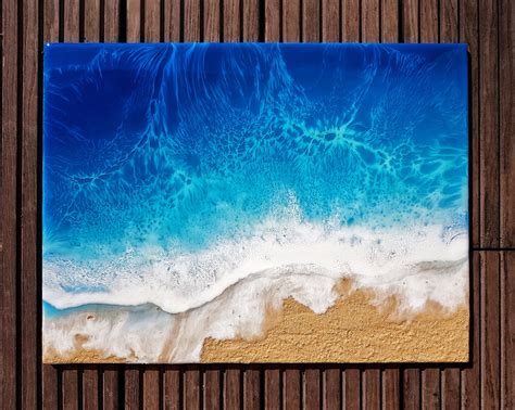 Made-to-order Ocean Resin Art Resin Beach Art3d Wall Art | ubicaciondepersonas.cdmx.gob.mx