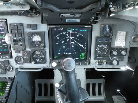 C-17 cockpit displays and controls, copilots control stick… | Flickr