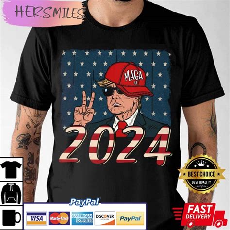 Trump 2024, Maga 47 Funny Best T-Shirt - Hersmiles