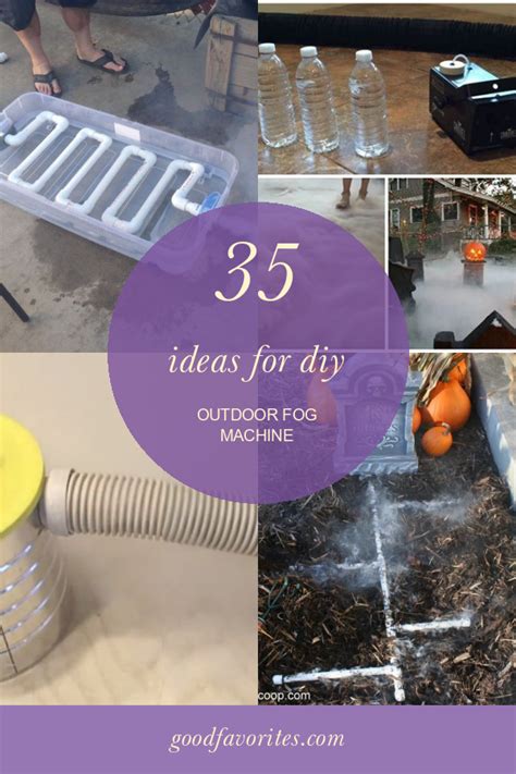 35 Ideas for Diy Outdoor Fog Machine | Diy outdoor, Fog machine, Diy