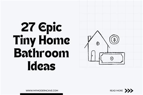 27 Epic Tiny Home Bathroom Ideas So Gorgeous, You'll Forget You're in a Small Space! - My Modern ...