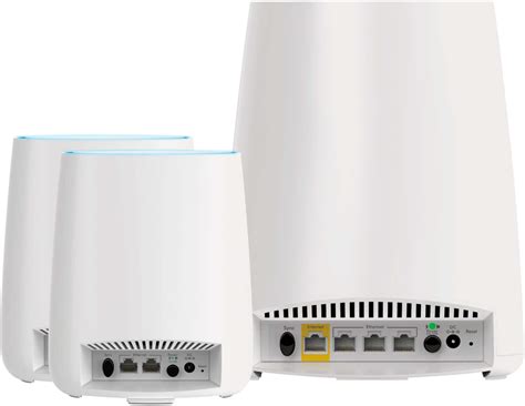 NETGEAR Orbi AC2200 Tri-Band Mesh Wi-Fi System (3-pack) White RBK43S-100NAS - Best Buy