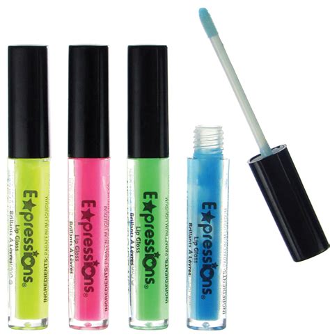 Expressions Glow In The Dark Lip Gloss, Yellow, 0.09 Oz - Walmart.com - Walmart.com