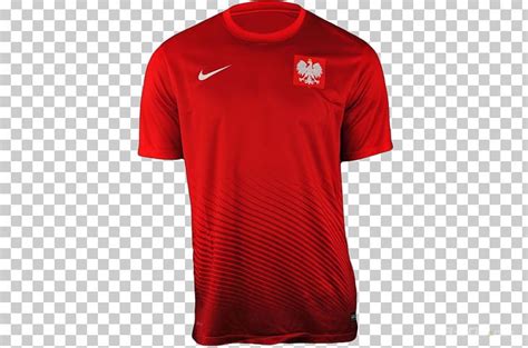 T-shirt UEFA Euro 2016 Poland National Football Team Sports Fan Jersey ...