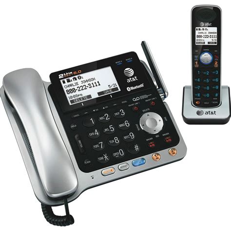 AT&T TL86109 Cordless Phone with Answering Machine - Walmart.com - Walmart.com