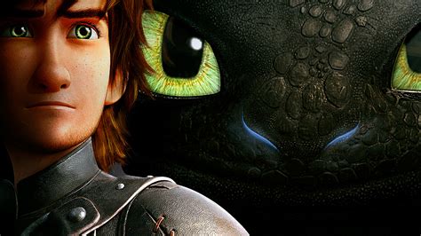 Hiccup and Toothless 0s Wallpaper HD