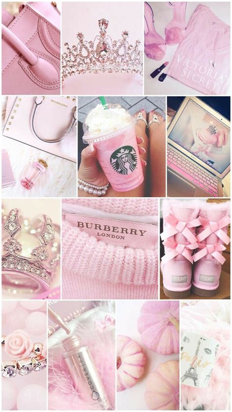 PINK Lovely Cute Girly Collage Iphone Wallpaper - Live Wallpaper HD