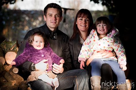 Winter Family Portrait - On Location Shoot in the Snow! • Nick Tsiatinis Portrait ...