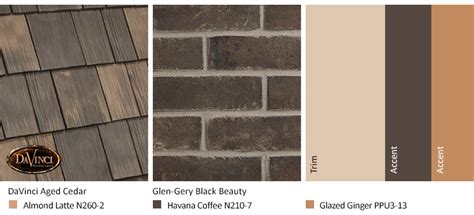 Black Brick Exterior Color Schemes Davinci Roofscapes - Bank2home.com