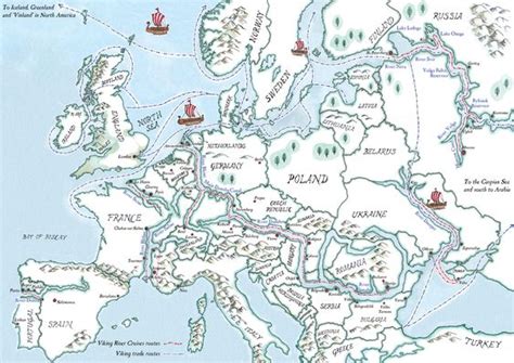 Vikings trade routes - Maps on the Web | Geography | Pinterest | Photos, Old maps and Google