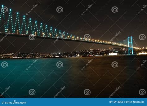 Bosphorus Bridge stock photo. Image of construction, black - 16413068