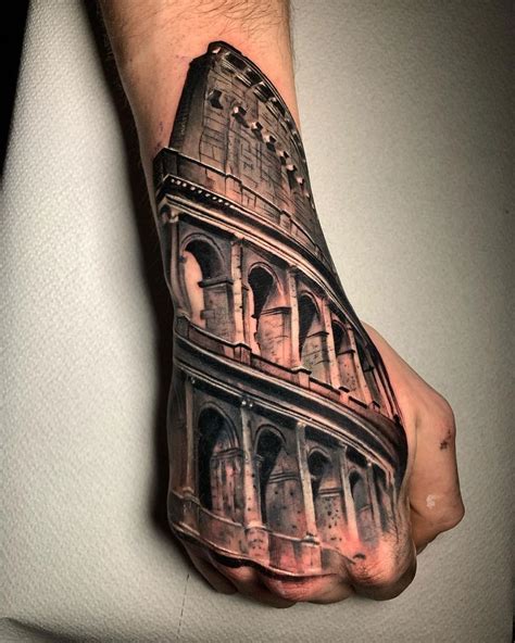 Colosseum Hand Tattoo | Best Tattoo Ideas For Men & Women