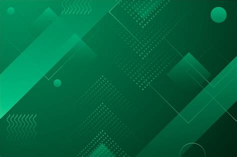 Free Vector | Green abstract geometric wallpaper