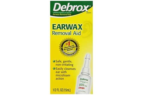 Debrox Earwax Removal Drops | Ear wax drops, Ear wax, Best ear wax removal