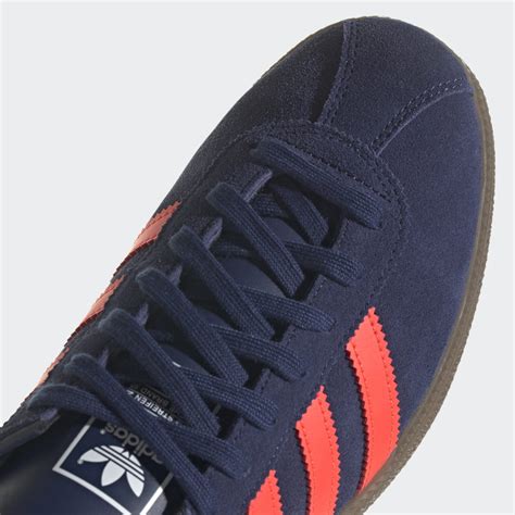 Adidas Munchen Shoes - Dark Blue / Solar Red / Gum - Football Shirt ...