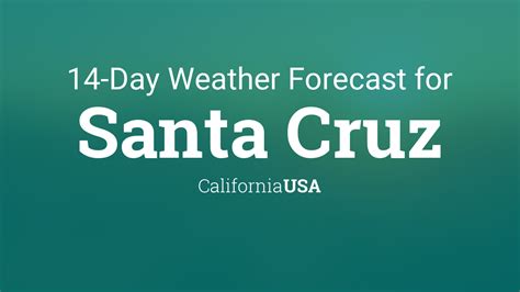 Santa Cruz, California, USA 14 day weather forecast