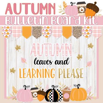 Fall Pumpkin Bulletin Board by MrsCreative Teach | TpT