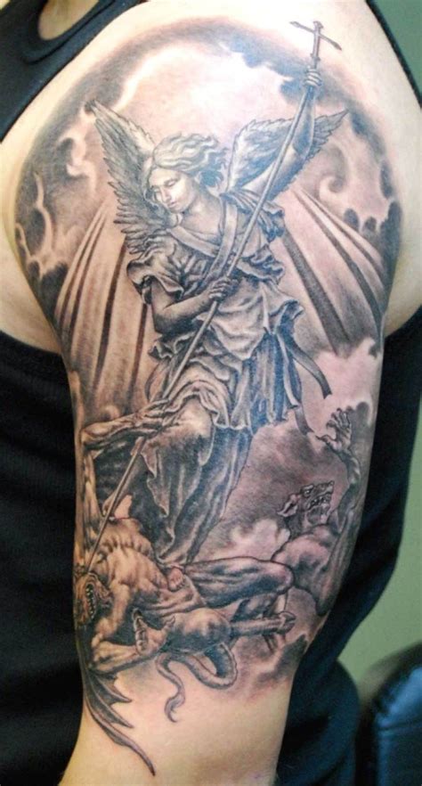 63 Fantastic Shoulder Angel Tattoos