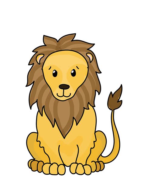 Download Lion, Animal, Cute. Royalty-Free Stock Illustration Image - Pixabay