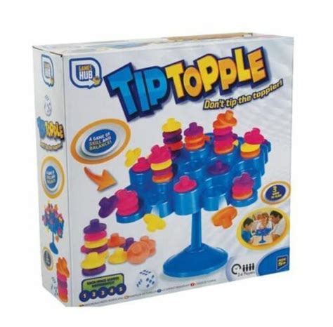 Games Tip Topple Tumble Strategy Balancing Skill Kids Family Board Game ...